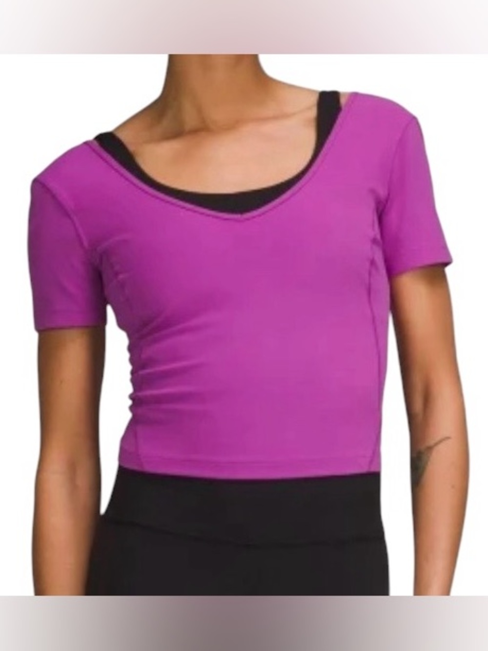 Lululemon Align T-Shirt Vivid Plum S 4/6